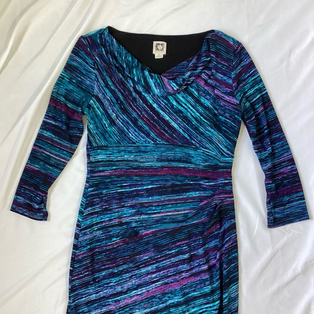 Anne Klein Ladies Long Sleeve Pull-on Dress Size 4
